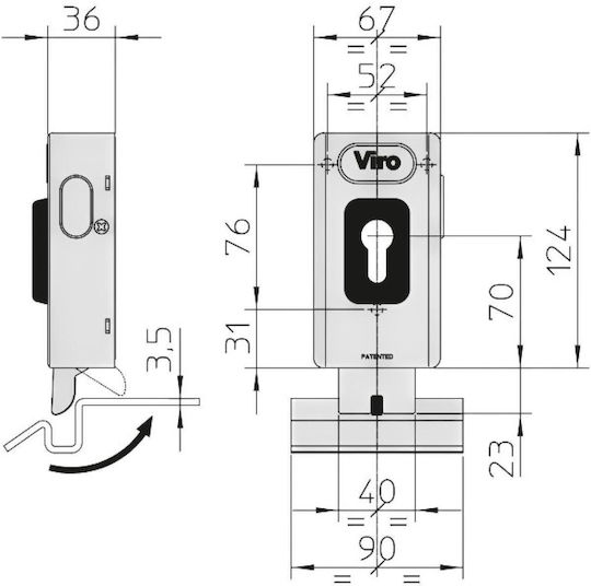 Viro Lock Box Electric