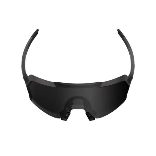 100% Cycling Glasses Korbin with Black Frame & Mirror Lenses