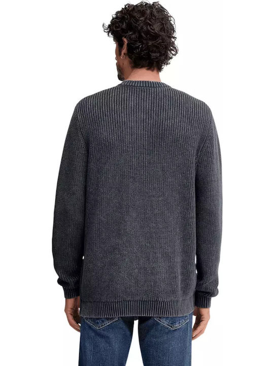Neck Sweater Dark Blue