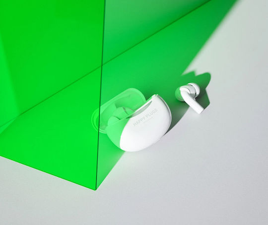 Happy Plugs Joy Pro In-ear Bluetooth Handsfree Ακουστικά Λευκά