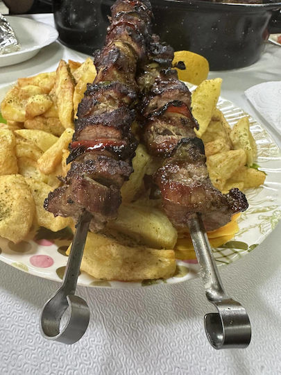 Bețe Inox Pentru Souvlaki–5 Bucăți