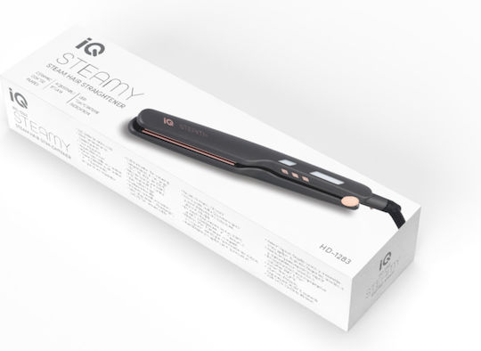 IQ HD-1283 Steamy Hair Straightener with Steam and Ceramic Plates 45W