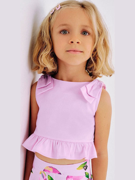 Kids' Shirt Sleeveless Purple