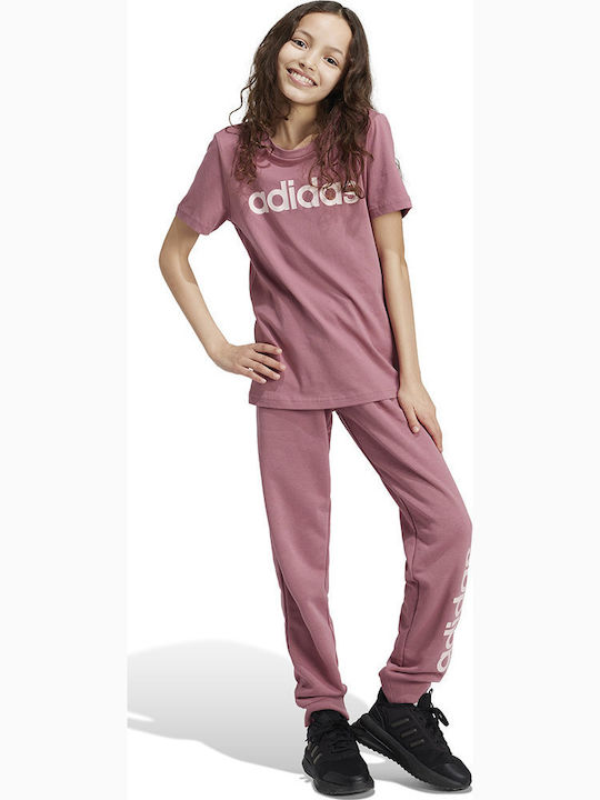 Παιδικό T-shirt Ροζ Essentials Linear
