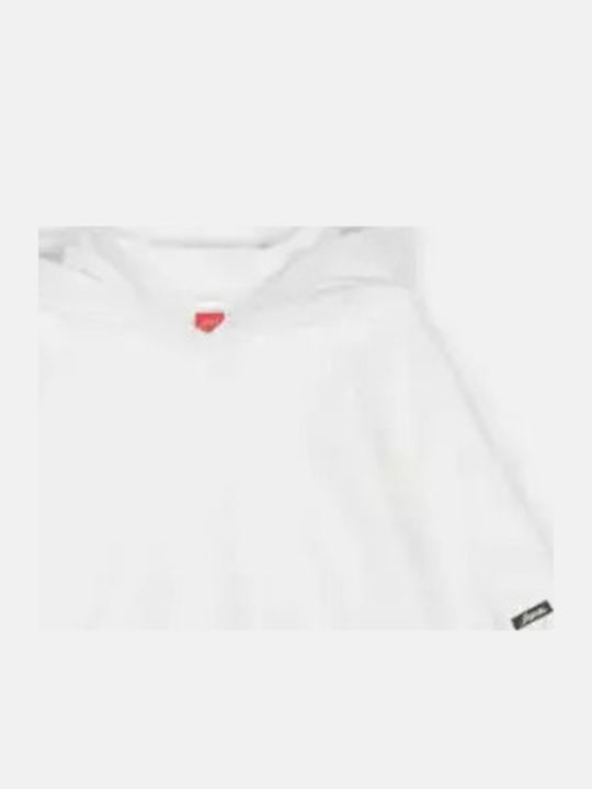 Παιδικό Φούτερ με Κουκούλα και Τσέπες White Hoo-d-pocket