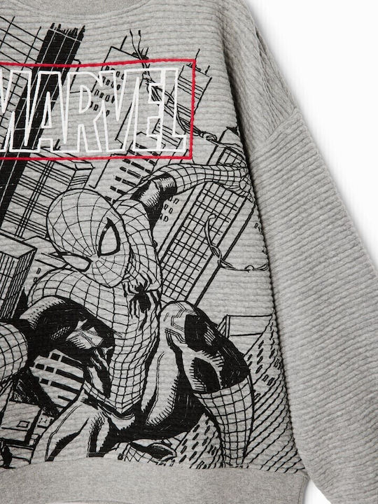 Παιδικό Φούτερ Γκρι Spiderman