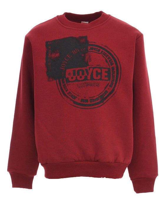 Kids Sweatpants Set Bordeaux 2pcs Grunge Stamp