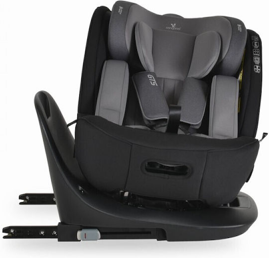 Cangaroo GTS Καθισματάκι Αυτοκινήτου i-Size με Isofix Charcoal Grey