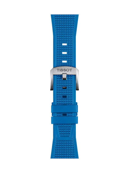 Tissot Gummi-Armband Blau 40mm