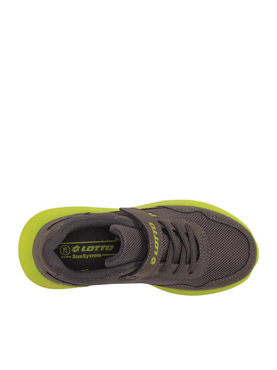 Kids Sports Shoes Running with Laces Gray