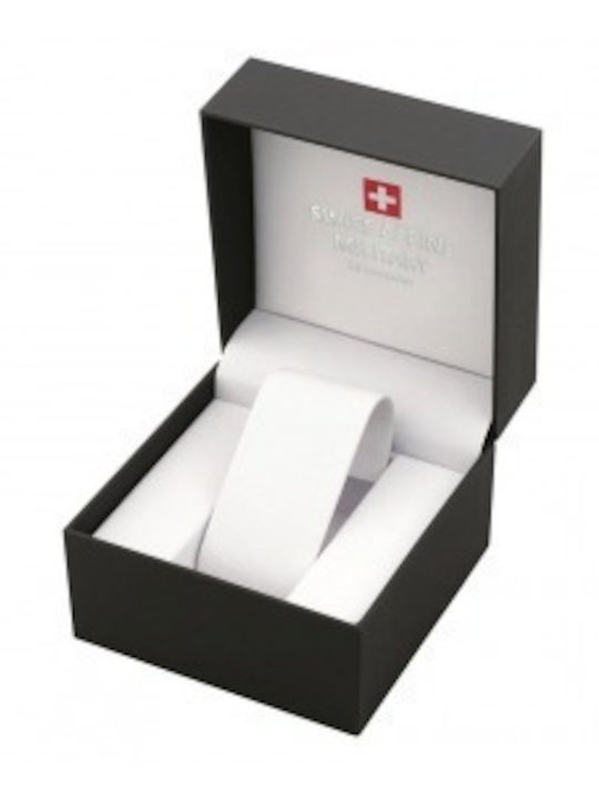 Swiss Alpine Military by Grovana Men's Watch 44mm Battery with Silver Metal Bracelet
