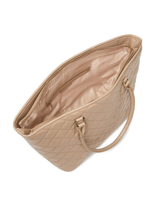 Damentasche Schultertasche Beige