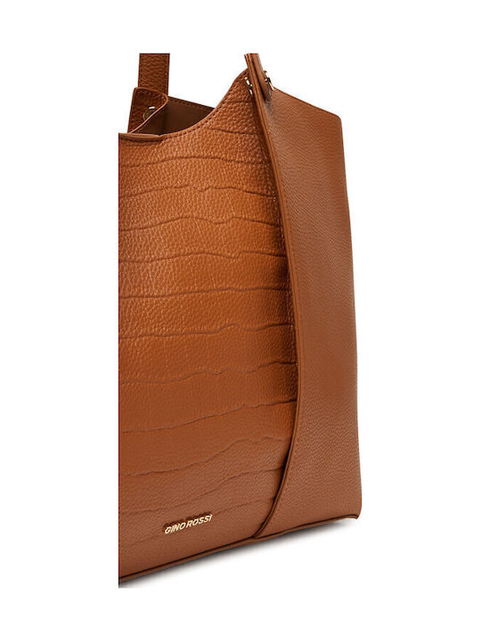 Damentasche Schultertasche Tabac Braun