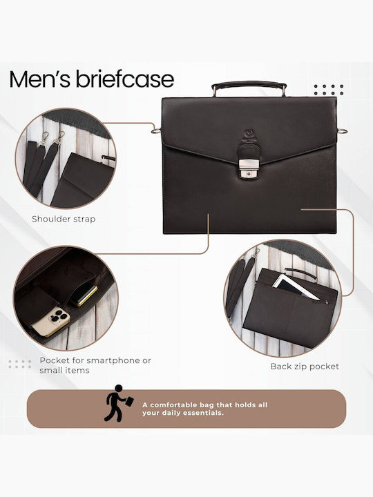 Leder Herren Geldbörse Braun