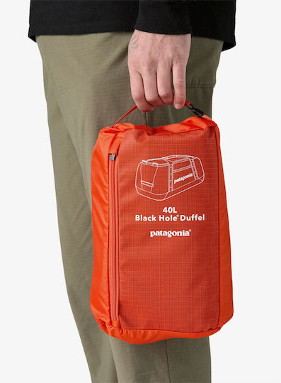 Patagonia Geantă de voiaj Înapoi 40lt Negru din Piele sintetica L40cm