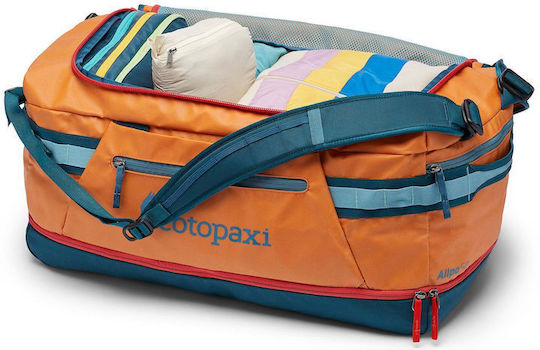 Cotopaxi Duffel Σακ Βουαγιάζ Πλάτης 50lt Πορτοκαλί Υφασμάτινο M50εκ.