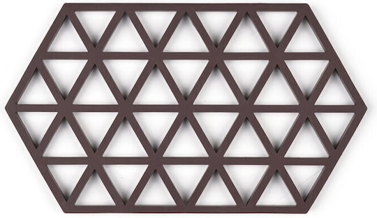 Zone Denmark Tischsets Silikon Braun 24x14cm