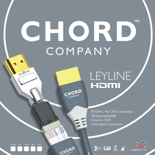 Chord Kabel HDMI-Stecker - HDMI-Stecker 1m Schwarz