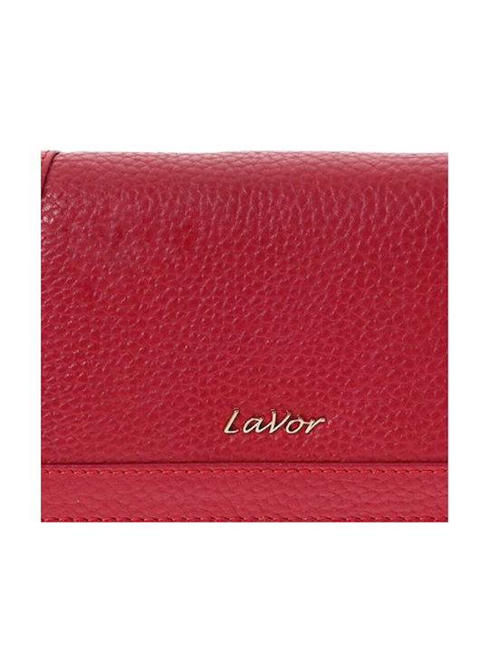 Large Leather Women's Wallet Classic with RFID Red
