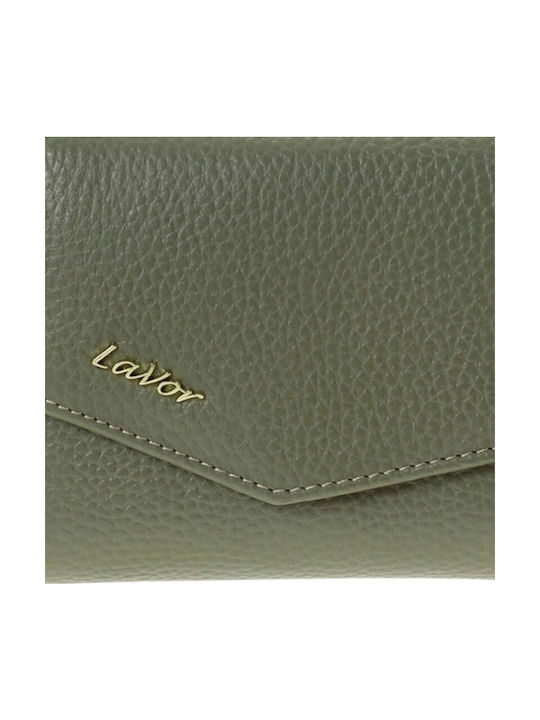 Klein Leder Damen Geldbörse Klassisch mit RFID Khaki
