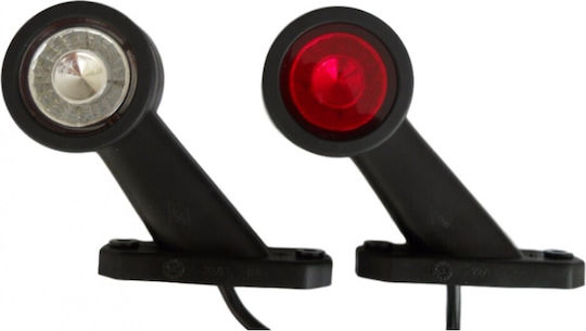 Led Short Side Position Light Red White 12v 24v Horn Type Left Horpol