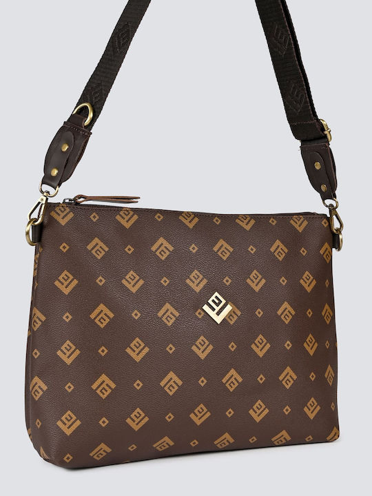 Olimpia Signature Women's Bag Shoulder Brown