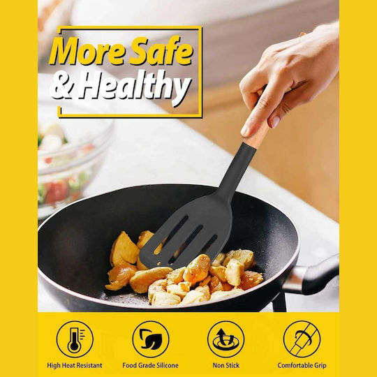 Uncle George Spatula Slotted Silicone 31.5cm