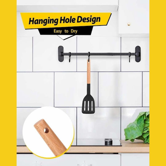Uncle George Spatula Slotted Silicone 31.5cm