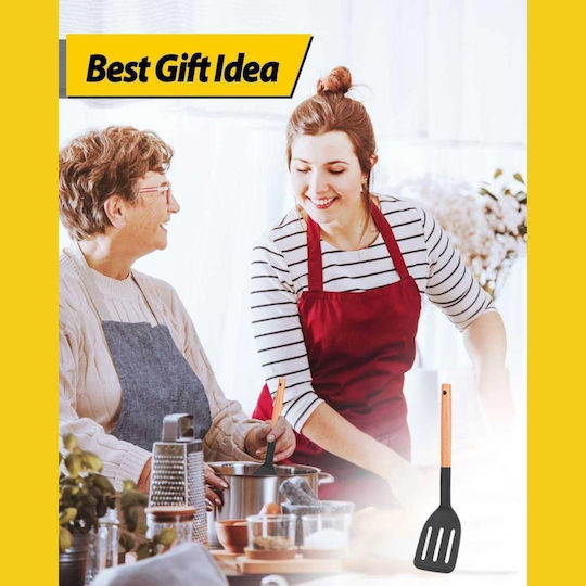 Uncle George Spatula Slotted Silicone 31.5cm
