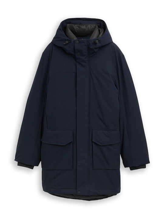 Geacă Parka De Iarnă Impermeabilă Albastră, Sky Captain Blue