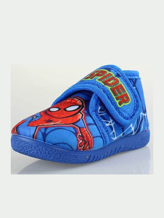 Kinderhausschuhe Stiefel Blau