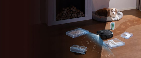 Eufy Omni E25 Σκούπα Ρομπότ με Χαρτογράφηση Laser & Απορρόφηση 20000Pa Μαύρη
