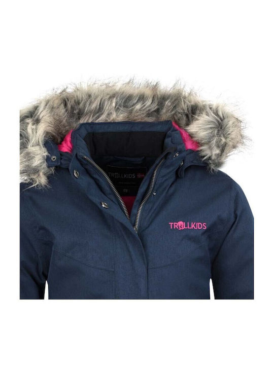 Wasserdicht Kinder Freizeitjacke Winddicht Marineblau