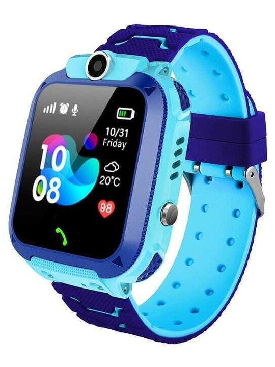 Smartwatch Pentru Copii 2G Cu GPS Și Cameră Albastră