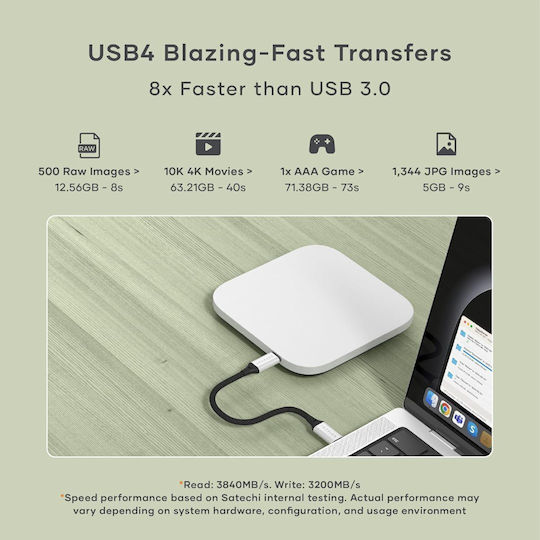 Satechi Ultra-slim Aluminum Type-C USB-C Docking Station with Silver