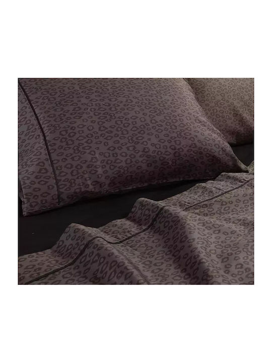 Nef-Nef Homeware Sheet Sets Queen 240x270cm. Leonar Anthracite 4pcs