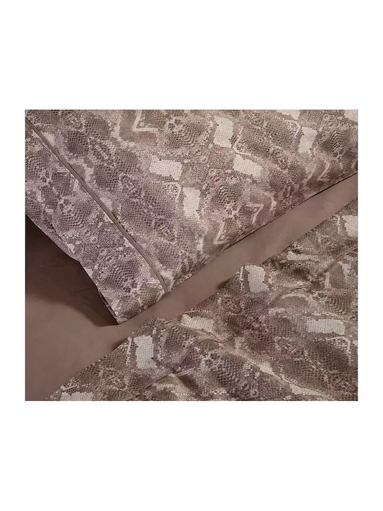 Nef-Nef Homeware Viper Σετ Σεντόνια Υπέρδιπλα 240x270εκ. Beige (4τμχ)