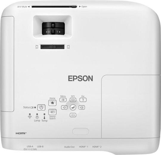 Epson EB-FH54 V11HB59040 Projector 3LCD Full HD Standard Lamp with Wi-Fi and Built-in Speakers White