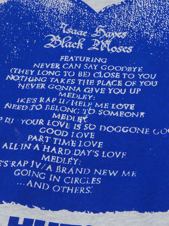 Isaac Hayes Black Moses Sweatshirt with Hood Grey