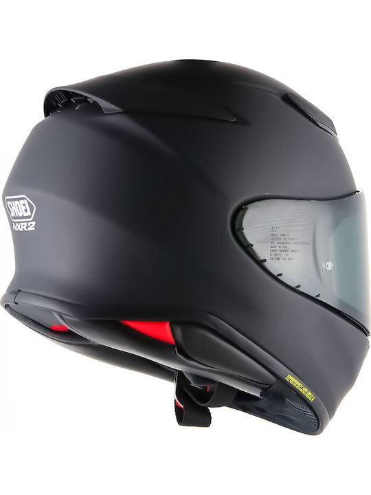 Shoei NXR2 Matt Black Motorcycle Helmet Full Face DOT / ECE 22.06 1390gr with Pinlock