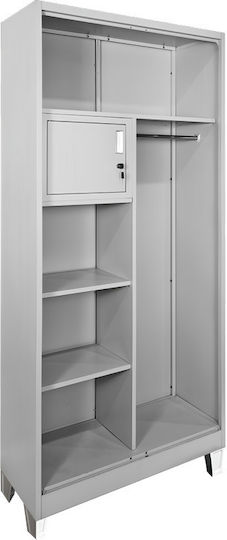 Δίφυλλη Zogi Μεταλλική 90x45x190εκ.
