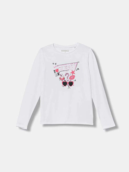 Kinderhemd Langarm White