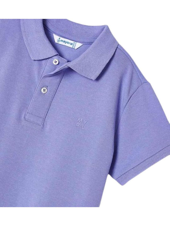 Kinderpolo Kurzarm LILA