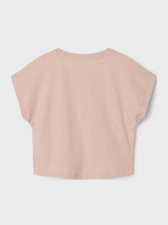 Παιδικό Crop Top Κοντομάνικο Peach Bud