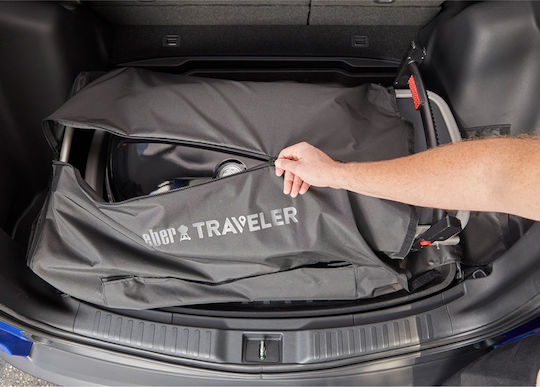 Weber Κάλυμμα Ψησταριάς Μαύρο Συμβατό με το Traveler