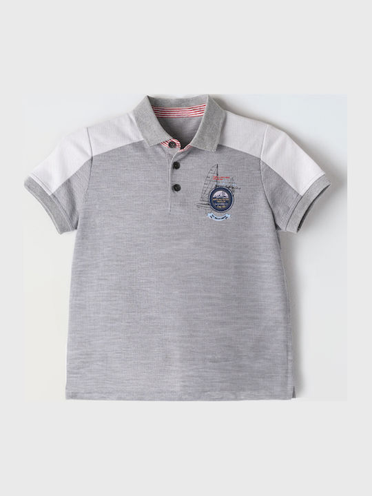 Polo pentru copii Cu mânecă lungă Gri