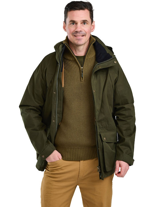 Pinewood Nydala Jagdjacke Vlies Grün