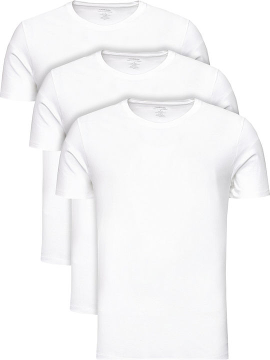 Men's Short Sleeve Undershirts White 3Pack