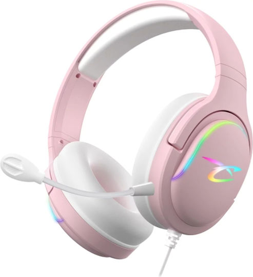 Subsonic Spectra Over Ear Gaming Headset με σύνδεση 3.5mm / USB Ροζ for Nintendo Switch / PC / PS5 / XBOX