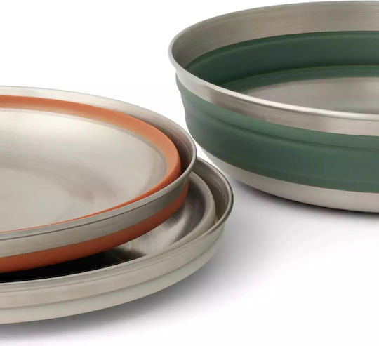 Detour Stainless Steel Collapsible Durable Bowls